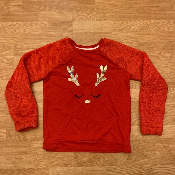 KIDS CAT & JACK DEER SWEATSHIRT - Picture 2 of 5